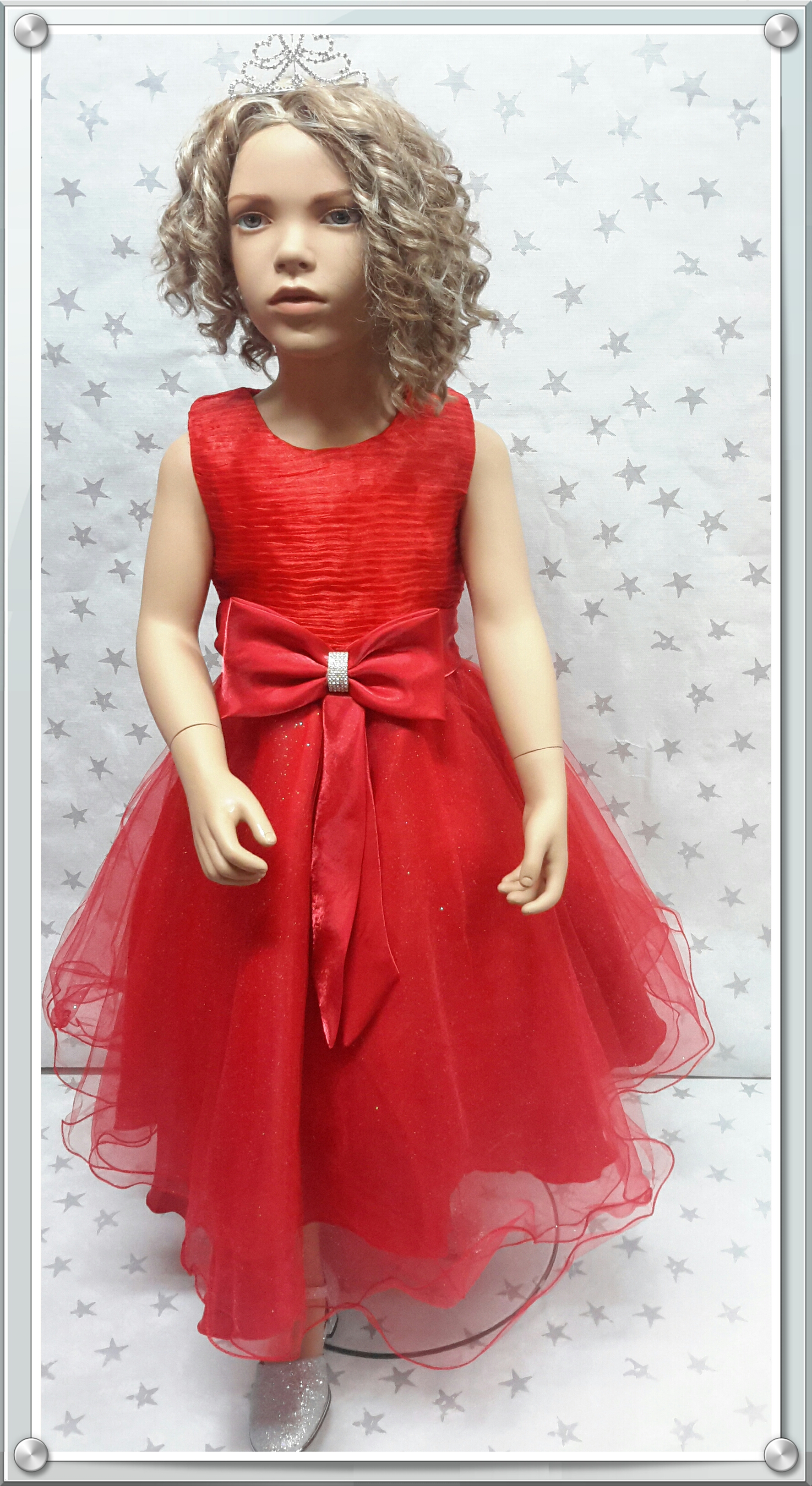 Veel galerij traagheid Kinder jurk Linda rood - Bambino Baby & Kidsstore.Babywinkel voor  babyartikelen in Zuid-Holland